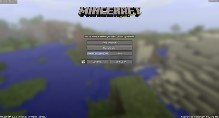 Minecraft Forge web image did not loaded